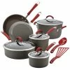 Top 10 😉 Rachael Ray 12pc Hard-Anodized Nonstick Cookware Set Home 🤩