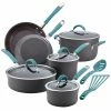 Promo 🌟 Rachael Ray Cucina 12pc Cookware Set Home 😀