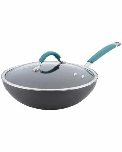 Promo 👏 Rachael Ray Cucina 11in Covered Stir Fry Skillet Home Cookware 😉
