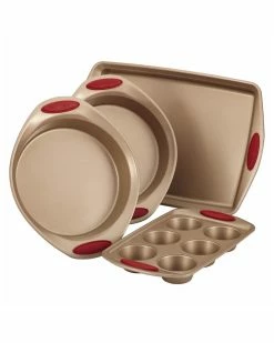 Cheapest 🛒 Rachael Ray Cucina 4pc Bakeware Set Home Cookware 🔥