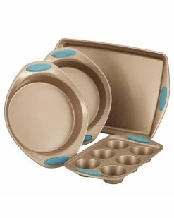 Budget 🤩 Rachael Ray Cucina 4pc Bakeware Set Home Cookware ✔️