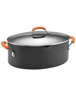 Best Sale 🥰 Rachael Ray Hard-Anodized Cookware 8qt Covered Pasta Pot Home 🌟