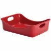 Hot Sale 💯 Rachael Ray Stoneware 12in Rectangular Baker Home Cookware ⭐