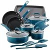 Flash Sale 👍 Rachael Ray Porcelain II Nonstick 14pc Cookware Set Home ⭐