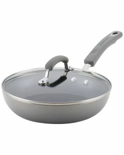 Promo 🥰 Rachael Ray Classic Brights Collection 9.5in Deep Skillet Home Cookware 😍