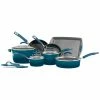 Outlet 🧨 Rachael Ray Classic Brights Collection 14pc Cookware Set Home 🥰
