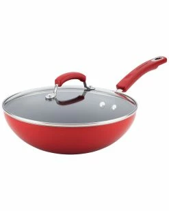 New 🤩 Rachael Ray II Nonstick 11in Stir Fry Home Cookware 👍