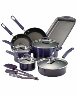 Promo ❤️ Rachael Ray II Nonstick 14pc Cookware Set Home 😍
