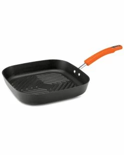 Wholesale 😍 Rachael Ray 11in Deep Square Grill Pan Home Cookware 🔔