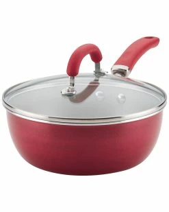 New ❤️ Rachael Ray Create Delicious Aluminum Nonstick Everything Pan Home Cookware 😀