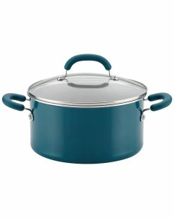 Promo 🛒 Rachael Ray Create Delicious Aluminum Nonstick Stockpot Home Cookware 🔥