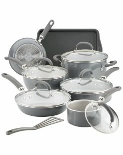 Cheap 🥰 Rachael Ray Create Delicious Aluminum Nonstick Cookware Set Home 😍