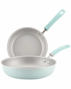 Cheapest 🛒 Rachael Ray Create Delicious Aluminum Nonstick Skillet Twin Pack Home Cookware 😀