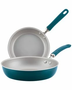 Coupon 🛒 Rachael Ray Create Delicious Aluminum Nonstick Skillet Twin Pack Home Cookware 😉