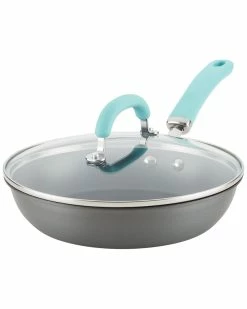 Cheapest 😉 Rachael Ray Create Delicious Hard Anodized Aluminum Nonstick Deep Skillet Home Cookware ❤️