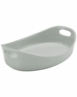 Flash Sale ⭐ Rachael Ray Stoneware Bubble & Brown Oval Baker Home Cookware ✔️