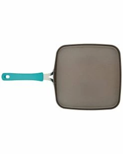 Coupon 😀 Rachael Ray Cook + Create Aluminum Nonstick Square Stovetop Griddle Pan Home Cookware 🤩