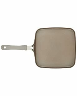 Promo 😍 Rachael Ray Cook + Create Aluminum Nonstick Square Stovetop Griddle Pan, 11in Home Cookware 🤩
