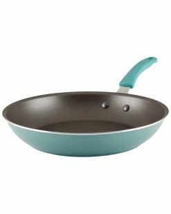 Discount ⌛ Rachael Ray Cook + Create Aluminum Nonstick Frying Pan, 12.5in Home Cookware 🔥