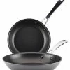 Brand new 👍 Rachael Ray Cook + Create Hard Anodized Nonstick Frying Pan Set, 2pc Home Cookware 🌟