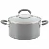 Promo ❤️ Rachael Ray Create Delicious Aluminum Nonstick Stockpot, 6-Quart Home Cookware ⭐
