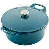 Best Pirce 😉 Rachael Ray Enameled Cast Iron Dutch Oven Casserole Pot With Lid, 5-Quart Home Cookware ⌛