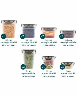 Deals 🎉 Rachael Ray Leak-Proof Stacking Food Storage Container Set, 30pc Home Kitchen & Pantry Storage 🔔