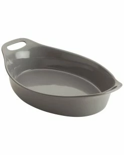 Flash Sale ⌛ Rachael Ray Ceramics 2.5qt Oval Baker Home Cookware ✨