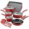 Deals ✔️ Rachael Ray Classic Brights Aluminum Nonstick Cookware Set Home 🔔