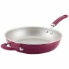 Hot Sale ⌛ Rachael Ray Create Delicious Aluminum Nonstick Deep SKillet Home Cookware 👏
