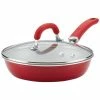 Coupon 🧨 Rachael Ray Create Delicious Enameled Aluminum 9.5in Skillet Home Cookware 🌟