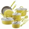 Wholesale 💯 Rachael Ray Cucina Hard Porcelain Enamel Nonstick Cookware Set Home 🥰