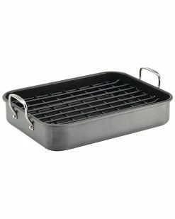 Budget 😉 Rachael Ray Hard-Anodized Nonstick Bakeware 16inch Roaster Home Cookware 🎁