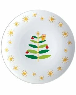 Hot Sale ❤️ Rachael Ray Holiday Hoot 14-Inch Round Platter Home Serveware 😍